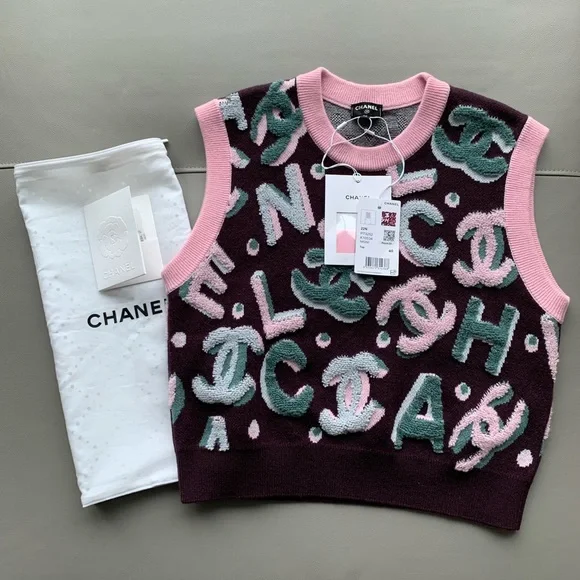 CHANEL ニットボレロ 2024A/W シャネル風 ニットカーディガン モノトーン（二色展開